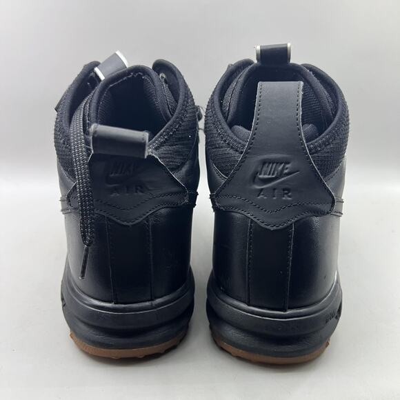 Nike Lunar Force 1 Duckboot Shoes Mens Size 12 Black Gum Winter Comfort Sneakers - Picture 4 of 12